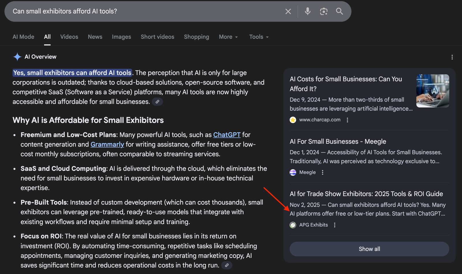 AI Tools for Exhibitors